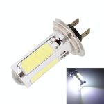 2PCS H7 1250LM 20W + 5W 5 x COB LED Lampadina fendinebbia anteriore per auto a luce bianca, DC 12V