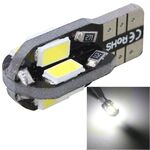 10 PCS T10 4W 280LM Luce bianca 8 LED SMD 5630 Decodifica Canbus Lampada luci di sicurezza per auto, CC 12V