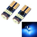 2PCS T10 3W 450LM ICE Blue Light 15 LED 4014 SMD LED Decodifica senza errori Canbus Car Clearance Lamp, DC12V (Ice Blue Light)