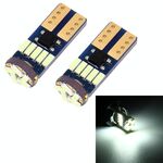 2PCS T10 3W 450LM Luce bianca 15 LED 4014 SMD LED Decodifica senza errori Canbus Car Clearance Lamp, DC12V