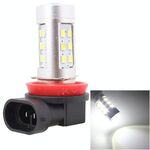 2 PCS H11 4.2W 630LM Luce bianca 21 LED 2835 SMD Lampadina fendinebbia anteriore per auto, CC 12V