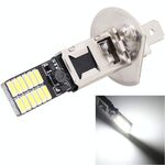 2 PCS H1 4.8W 720LM 6500K Luce bianca 24 LED SMD 4014 Lampada per luci di ingombro per auto Canbus senza errori, DC 12V