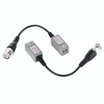 Balun video ricetrasmettitore passivo coassiale CVI / TVI / AHD 1CH 2 PCS HD 202P
