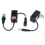 2 PCS HD 213A Coassiale CVI / TVI / AHD Video Audio Power Balun Transceiver