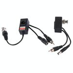 2 PCS HD 213B-C Coassiale CVI / TVI / AHD Video Audio Power Balun Transceiver