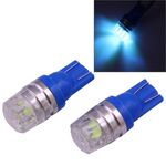 2 PCS T10 1.5W 60LM 1 LED COB blu scuro LED Luce freno per veicoli, DC12V (blu scuro)