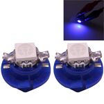 2 PCS B8.4 Blue Light 0.2W 12LM 1 LED SMD 5050 LED Lampadina per strumenti Luce cruscotto per veicoli, DC 12V (blu)