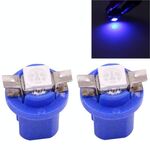 2 PCS B8.5 Blue Light 0.2W 12LM 1 LED SMD 5050 LED Lampadina per strumenti Luce cruscotto per veicoli, DC 12V (blu)