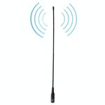 NAGOYA NA-771 144 / 430MHz Dual Band Flessibile Spring Whip SMA-F Antenna radio portatile per walkie-talkie, lunghezza antenna: 38 cm