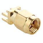 Adattatore per connettore RF da 0,62 pollici con presa jack maschio SMA placcato oro 10 pezzi