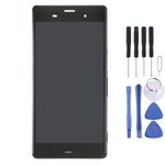 Display LCD + pannello touch con cornice per Sony Xperia Z3 (versione doppia SIM) / D6633 / L55U (nero)