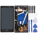 Schermo LCD TFT per Nokia Lumia 930 Digitizer Assemblaggio completo con cornice (nero)