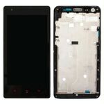 Cornice per cornice dello schermo dell'alloggiamento anteriore per Xiaomi Redmi versione 3G (nera)