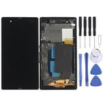 Display LCD + pannello touch con cornice per Sony Xperia Z / L36H / C6603 / C6602 (nero)