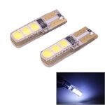 2 PCS T10 2W 120-140LM ​​6 LED Ice Blue 5050 LED Luce freno per veicoli, DC12V
