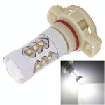 H16 80W 850LM Luce bianca 16-3535 LED Luce di marcia diurna per auto Lampadina fendinebbia anteriore, DC 12-24V