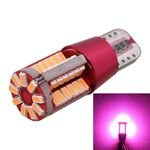 2 PCS T10 5W 285LM Luce rosa 57 SMD 4014 Lampada per luci di ingombro per auto Canbus senza errori a LED, DC 12V