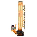Pulsante di accensione + cavo flessibile per porta di ricarica per Sony Xperia Z3 + / Z4