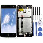 Schermo LCD OEM per Asus Zenfone 5 / A501CG / A500CG Digitizer Assemblaggio completo con cornice (nero)