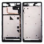 (SIM singola) Cornice frontale per cornice LCD per Sony Xperia Z3 (nera)