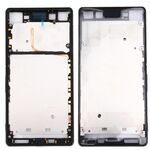 Cornice per cornice LCD alloggiamento anteriore per Sony Xperia Z3 + / Z4 (nero)