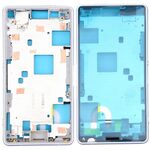 Piastra cornice cornice LCD alloggiamento anteriore per Sony Xperia Z3 Compact / D5803 / D5833 (bianco)