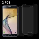 2 PCS per Galaxy J7 Prime 0.26mm 9H Durezza superficiale 2.5D Pellicola per schermo in vetro temperato antideflagrante