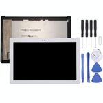 Schermo LCD OEM per Asus ZenPad 10 Z300C / Z300CG P023 (versione con cavo flessibile verde) con digitalizzatore completo (bianco)
