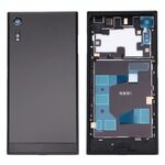 Coperchio batteria posteriore + Coperchio inferiore batteria posteriore + Cornice centrale per Sony Xperia XZ (nero)