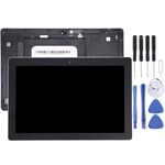 Schermo LCD OEM per Asus ZenPad 10 Z300C / Z300CG P023, digitalizzatore versione cavo flessibile verde assemblaggio completo con cornice (nero)