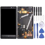 Schermo LCD TFT per Nokia Lumia Icon / 929 Digitizer Assemblaggio completo con cornice