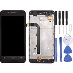 Schermo LCD OEM per Asus ZenFone Go / ZC500TG / Z00VD Digitizer Assemblaggio completo con cornice (nero)