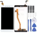 Schermo LCD OEM per Lenovo K6 Note con digitalizzatore assemblaggio completo (bianco)