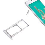 Per Meizu M3 Note / Meilan Note 3 SIM + Vassoio scheda SIM / Micro SD (argento)