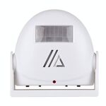 5301 Sensore di movimento a infrarossi wireless Allarme di benvenuto Campanello di avvertimento intelligente di saluto, distanza IR: 10m (bianco)