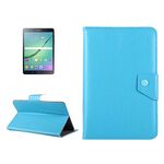 Custodia protettiva in pelle per tablet da 8 pollici Custodia protettiva con struttura Crazy Horse con supporto per Galaxy Tab S2 8.0 T715 / T710, Cube U16GT, ONDA Vi30W, Teclast P86 (Baby Blue)
