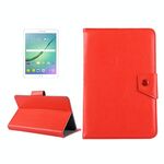 Custodia in pelle per tablet da 10 pollici Custodia protettiva in pelle con struttura a cavallo pazzo con supporto per Asus ZenPad 10 Z300C, Huawei MediaPad M2 10.0-A01W, Cube IWORK10 (rosso)