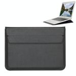 Custodia universale in pelle PU stile busta con supporto per notebook ultrasottile Tablet PC 13,3 pollici, dimensioni: 35x25x1,5 cm (nero)