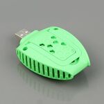 Zanzara elettrico portatile alimentato tramite USB (verde)