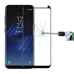 Per Galaxy S8 + / G955 0.26mm 9H Durezza superficiale 3D a prova di esplosione non a schermo intero Curvo Pellicola in vetro temperato amichevole con completamente adesivo (nero)