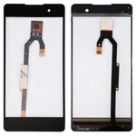 Pannello a sfioramento per Sony Xperia E5 (nero)
