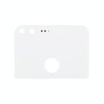Cover posteriore in vetro per Google Pixel XL / Nexus M1 (parte superiore) (bianca)