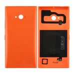 Cover posteriore per batteria NFC in tinta unita per Nokia Lumia 735 (arancione)