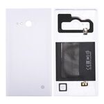 Cover posteriore per batteria NFC in tinta unita per Nokia Lumia 735 (bianco)