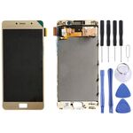 Schermo LCD OEM per Lenovo Vibe P2 / P2a42 / P2c72 Assemblaggio completo con cornice (oro)