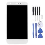 Schermo LCD OEM per ZTE Blade A512 con digitalizzatore assemblaggio completo (bianco)