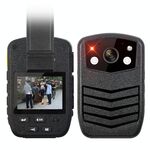ZF902 HD 2.0 pollici Display IP56 Mini DVR impermeabile Registratore per le forze dell'ordine con visione notturna (nero)