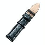 CAGARNY Cinturino per orologi alla moda semplice Cinturino in pelle con fibbia nera, larghezza: 20 mm (nero)