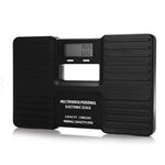 Bilancia elettronica digitale personale portatile multiuso AW-815 (300 g-150 kg), batterie escluse (nero)