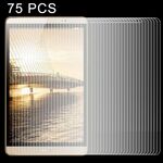 75 PCS 0.4mm 9H Durezza superficiale Pellicola in vetro temperato antideflagrante per Huawei MediaPad M2 8.0